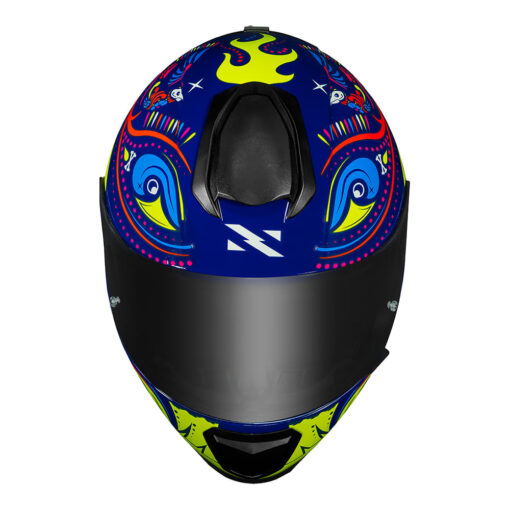 CAPACETE NORISK RAZOR CIRCUS BLUE - Image 9