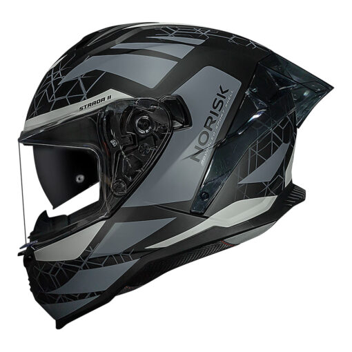 CAPACETE NORISK STRADA II EVOQUE CINZA FOSCO - Image 5