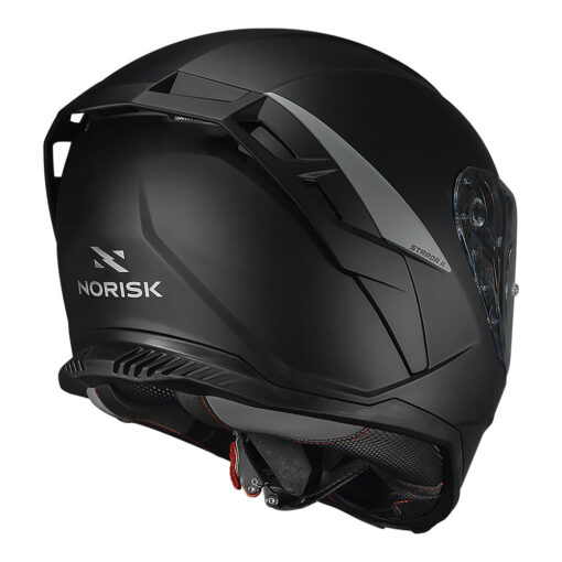 CAPACETE NORISK STRADA II MONOCOLOR PRETO FOSCO - Image 9