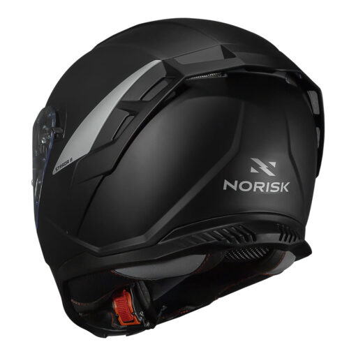 CAPACETE NORISK STRADA II MONOCOLOR PRETO FOSCO - Image 2