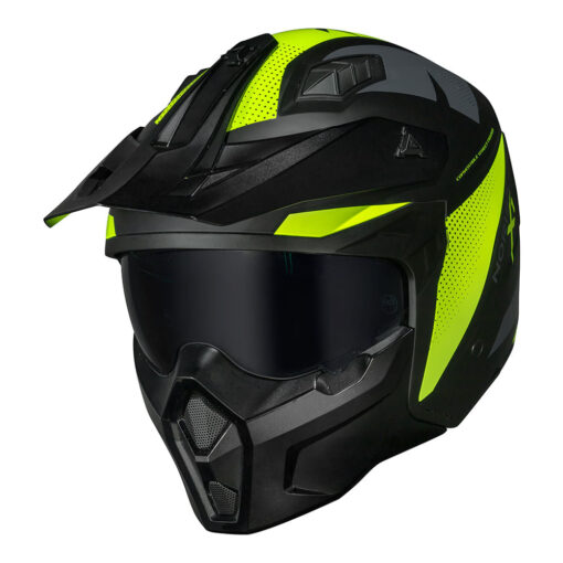 CAPACETE NORISK DARTH II X1 AMARELO FOSCO - Image 4