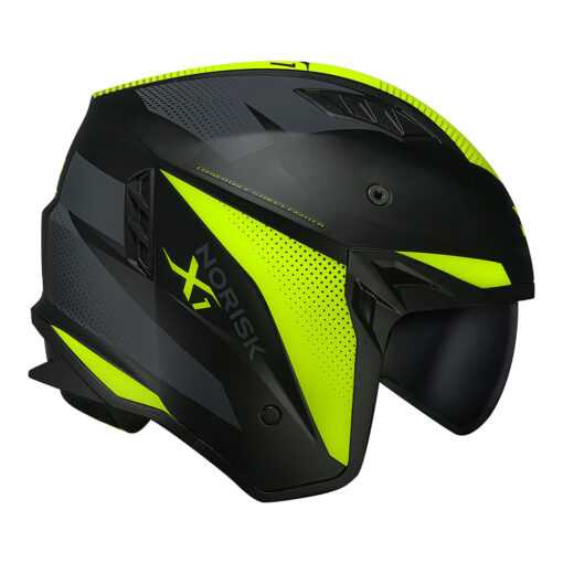 CAPACETE NORISK DARTH II X1 AMARELO FOSCO - Image 6