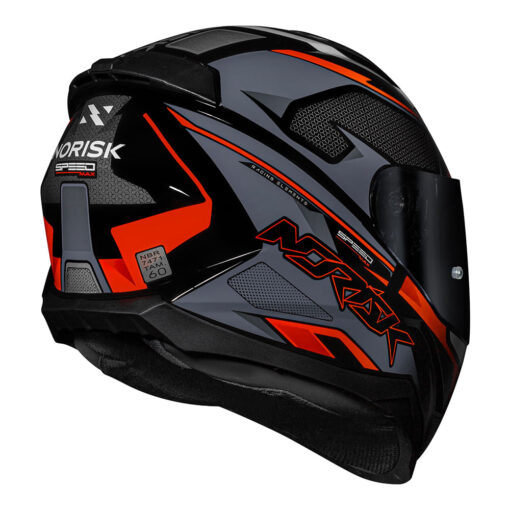 CAPACETE NORISK RAZOR SPEEDMAX LARANJA - Image 5