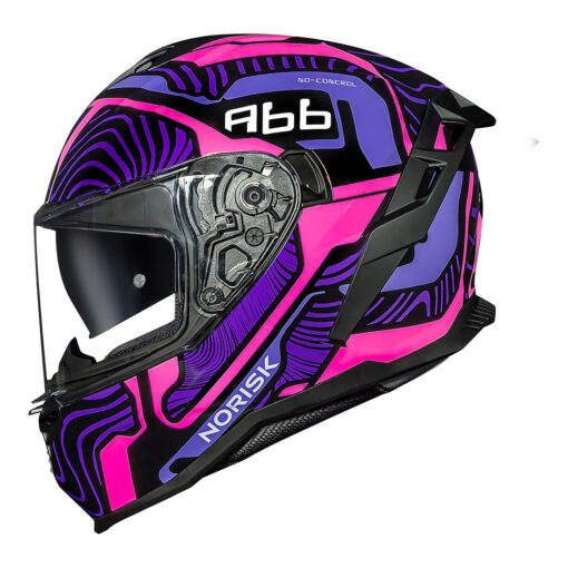 CAPACETE NORISK STRADA II FUSION ROXO - Image 7