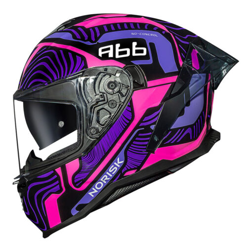CAPACETE NORISK STRADA II FUSION ROXO - Image 8