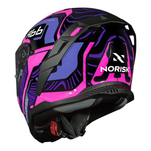 CAPACETE NORISK STRADA II FUSION ROXO - Image 3
