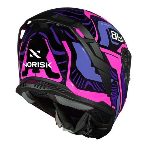 CAPACETE NORISK STRADA II FUSION ROXO - Image 4