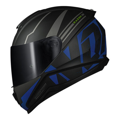 CAPACETE NORISK RAZOR FULL PRETO/AZUL FOSCO - Image 6