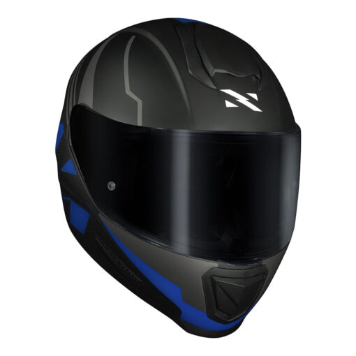 CAPACETE NORISK RAZOR FULL PRETO/AZUL FOSCO - Image 9