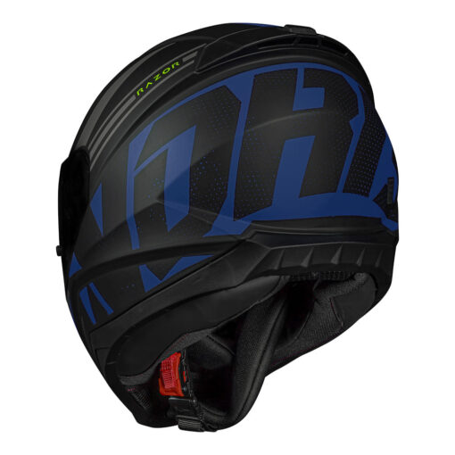 CAPACETE NORISK RAZOR FULL PRETO/AZUL FOSCO - Image 10