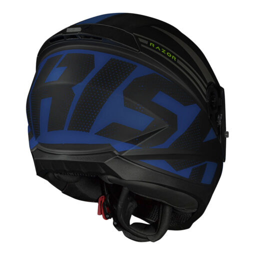 CAPACETE NORISK RAZOR FULL PRETO/AZUL FOSCO - Image 2