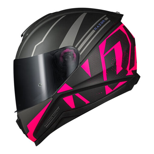 CAPACETE NORISK RAZOR FULL PRETO/ROSA FOSCO - Image 4