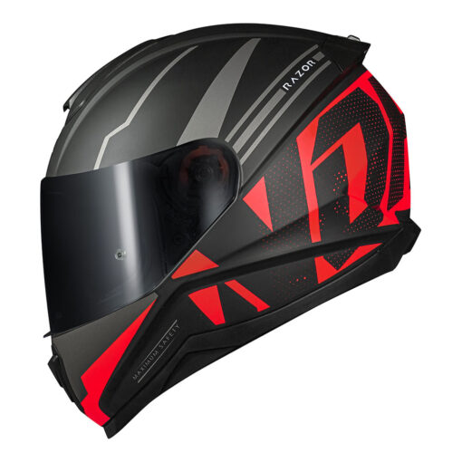 CAPACETE NORISK RAZOR FULL PRETO/VERMELHO FOSCO - Image 9