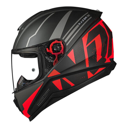 CAPACETE NORISK RAZOR FULL PRETO/VERMELHO FOSCO - Image 10