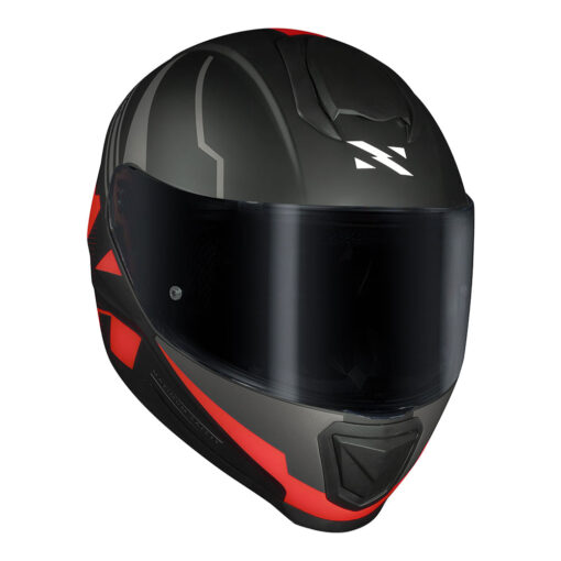 CAPACETE NORISK RAZOR FULL PRETO/VERMELHO FOSCO - Image 4