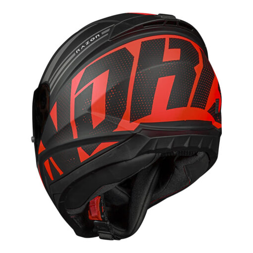 CAPACETE NORISK RAZOR FULL PRETO/VERMELHO FOSCO - Image 5