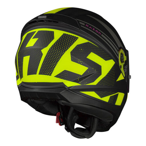 CAPACETE NORISK RAZOR FULL PRETO/AMARELO FOSCO - Image 3