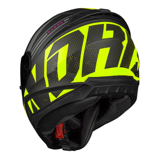 CAPACETE NORISK RAZOR FULL PRETO/AMARELO FOSCO - Image 2