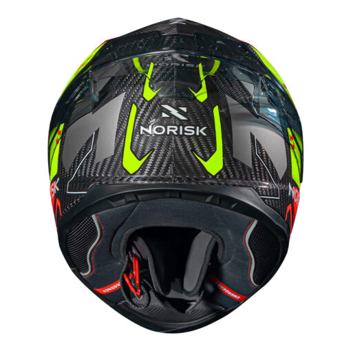 CAPACETE NORISK CARBON R RIDER LARANJA - Image 4