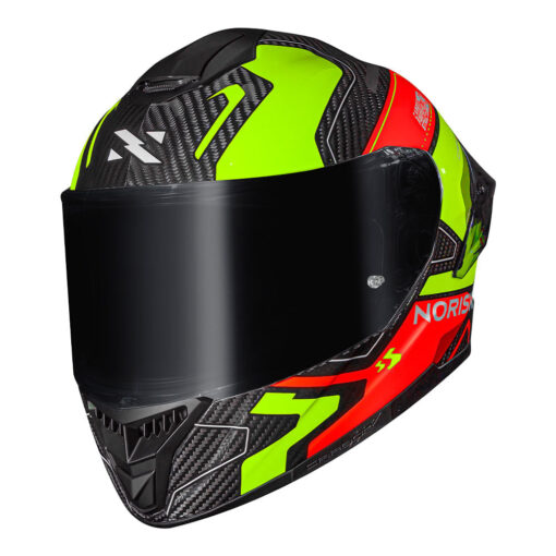 CAPACETE NORISK CARBON R RIDER LARANJA - Image 8