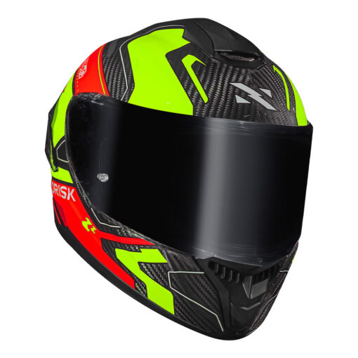 CAPACETE NORISK CARBON R RIDER LARANJA - Image 9