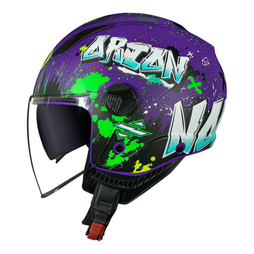 CAPACETE NORISK ORION SV SHINE ROXO FOSCO - Image 9