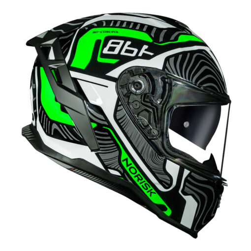 CAPACETE NORISK STRADA II FUSION BRANCO