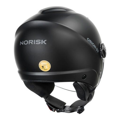CAPACETE NORISK ORION SV MONOCOLOR PRETO FOSCO - Image 6